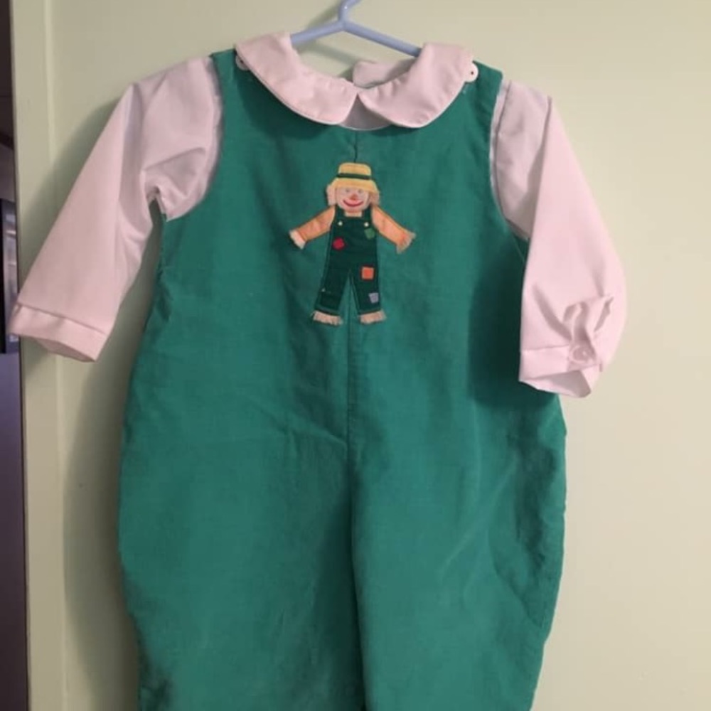 Smocked Scarecrow one piece